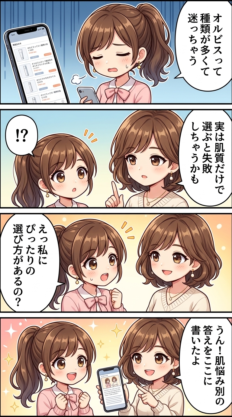 オルビス ファンデーション 比較