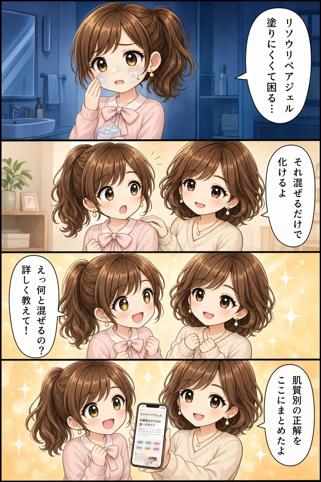 リソウリペアジェル使い方